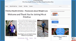 Desktop Screenshot of fitinfun.com